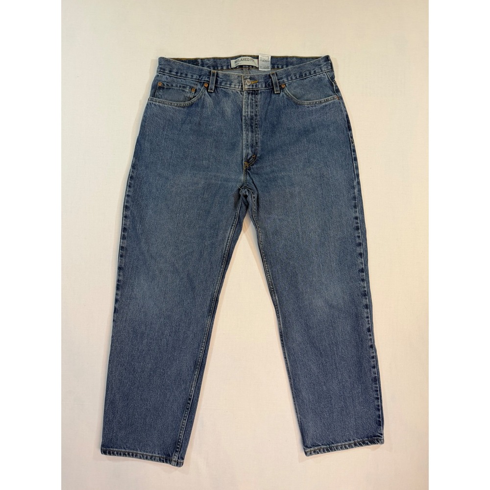 Y2K Levis 550 Relaxed Fit Jeans Mens 38x30 Medium Wash Blue Denim Pants